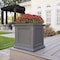Mayne Fairfield 20 Square Planter, Graphite Grey 5825-GRG - alternate 2